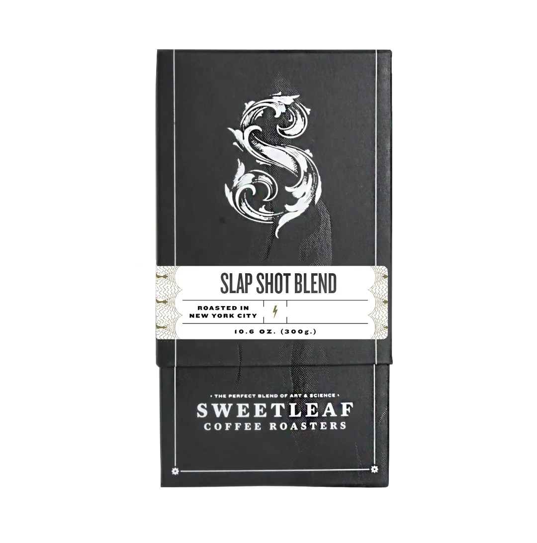 slap shot blend coffee by sweetleaf coffee roasters