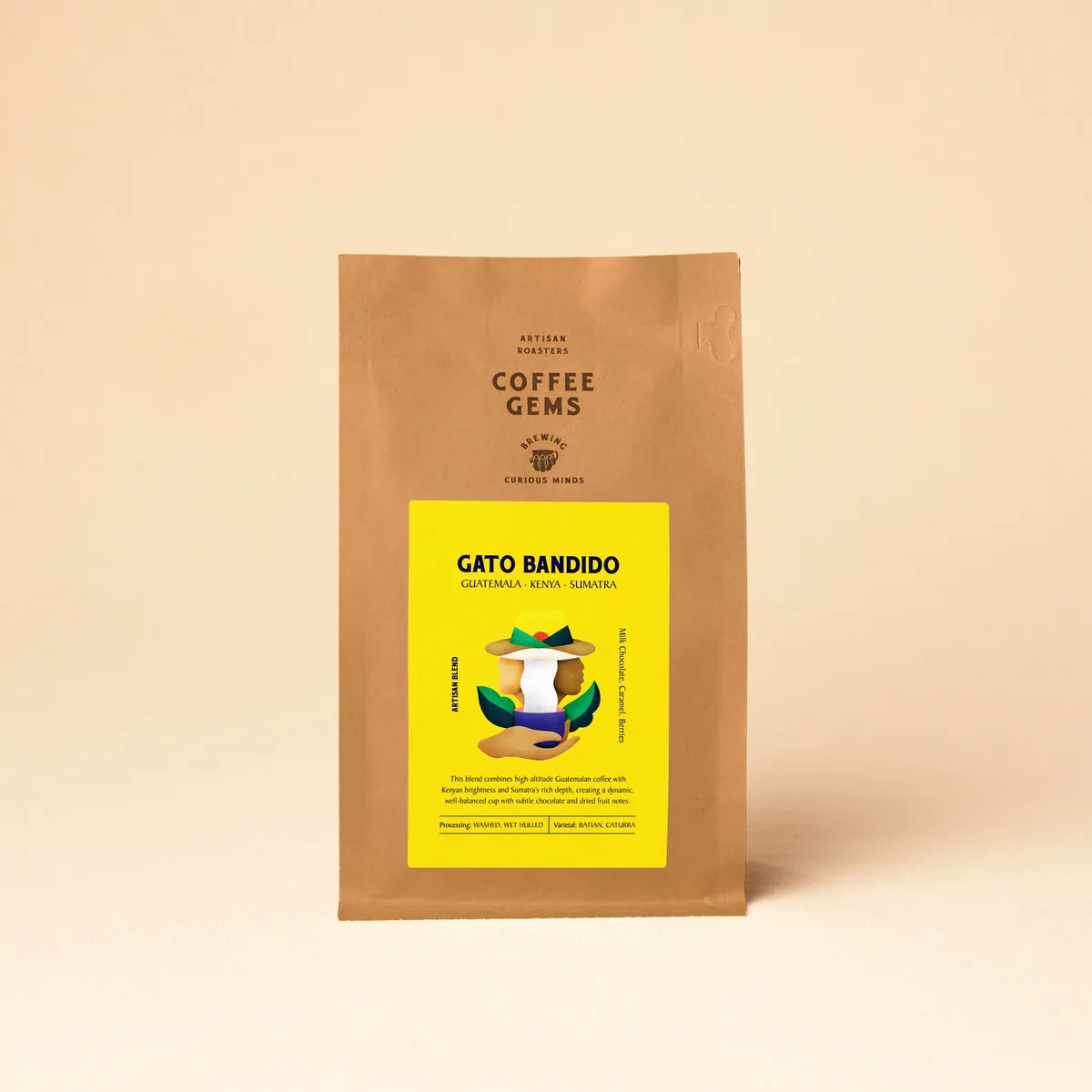 gato bandido - blend coffee by coffee gems artisan roasters & coffee shop