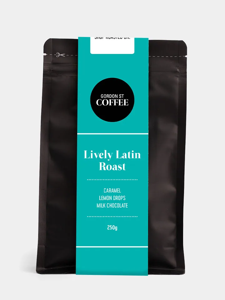 lively latin roast coffee by gordon st coffee edinburgh