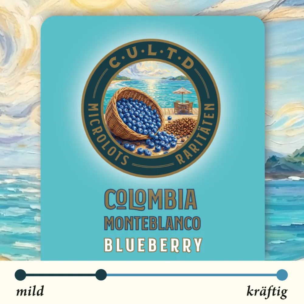 colombia monteblanco blueberry coffee by kaffeerösterei coffee unlimited