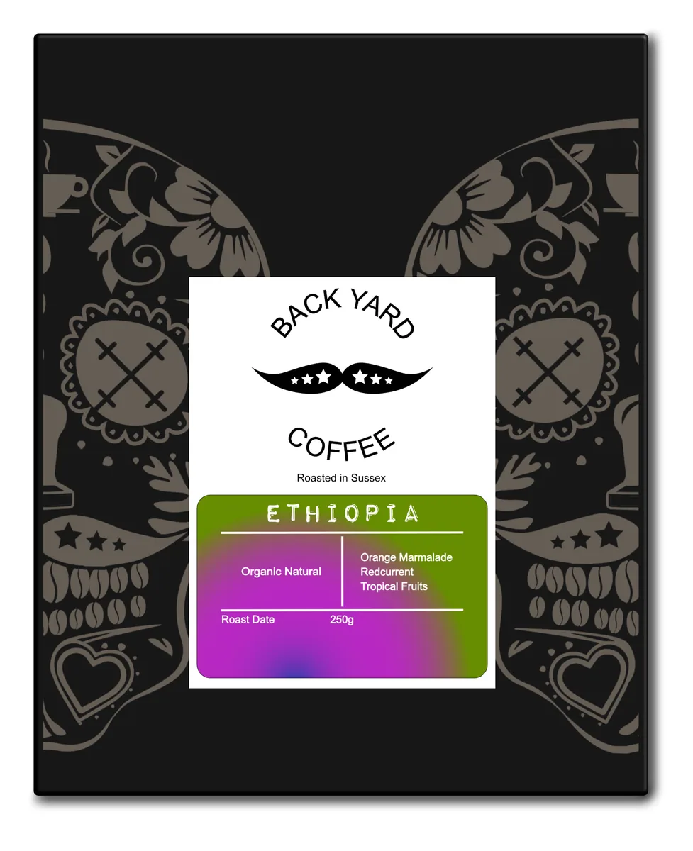 ethiopia - organic natural coffee by back yard coffee