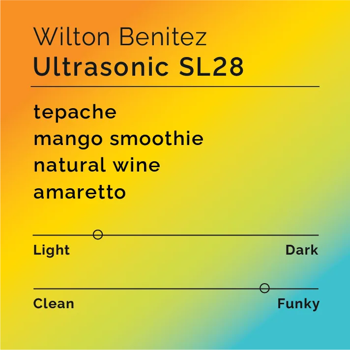 wilton benitez - ultrasonic sl28 - colombia coffee by black & white coffee roasters