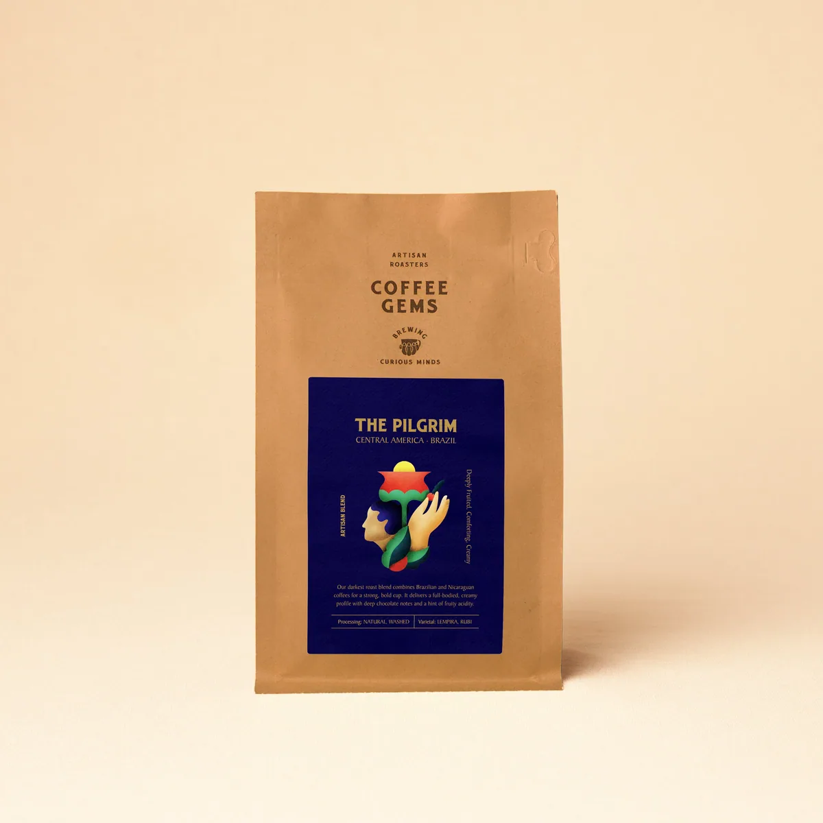 the pilgrim - espresso blend coffee by coffee gems artisan roasters & coffee shop