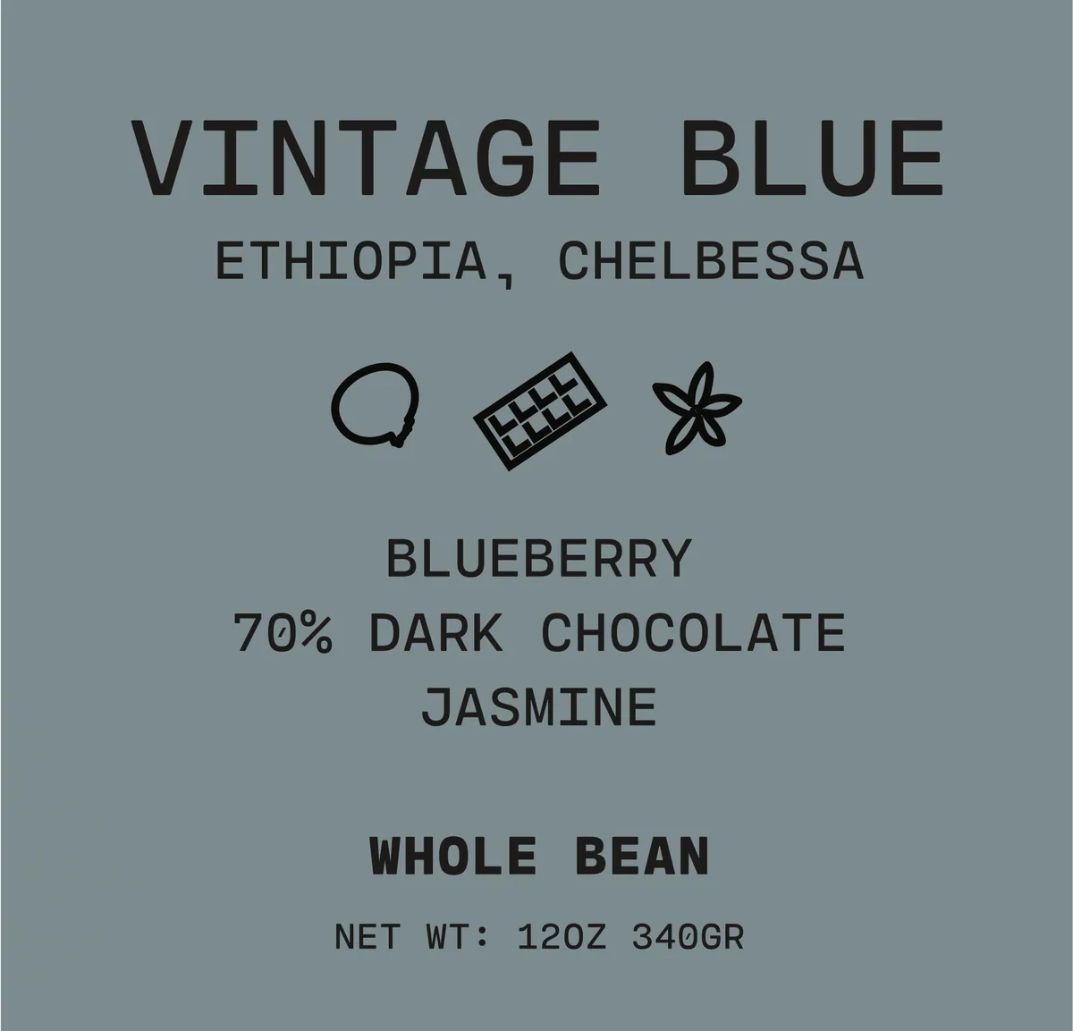 vintage blue coffee by boxwood coffee