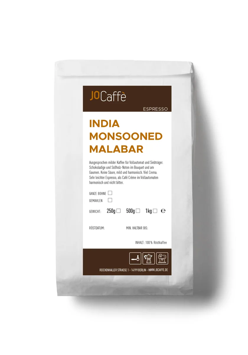 india monsooned malabar coffee by jocaffè rösterei & maschinen