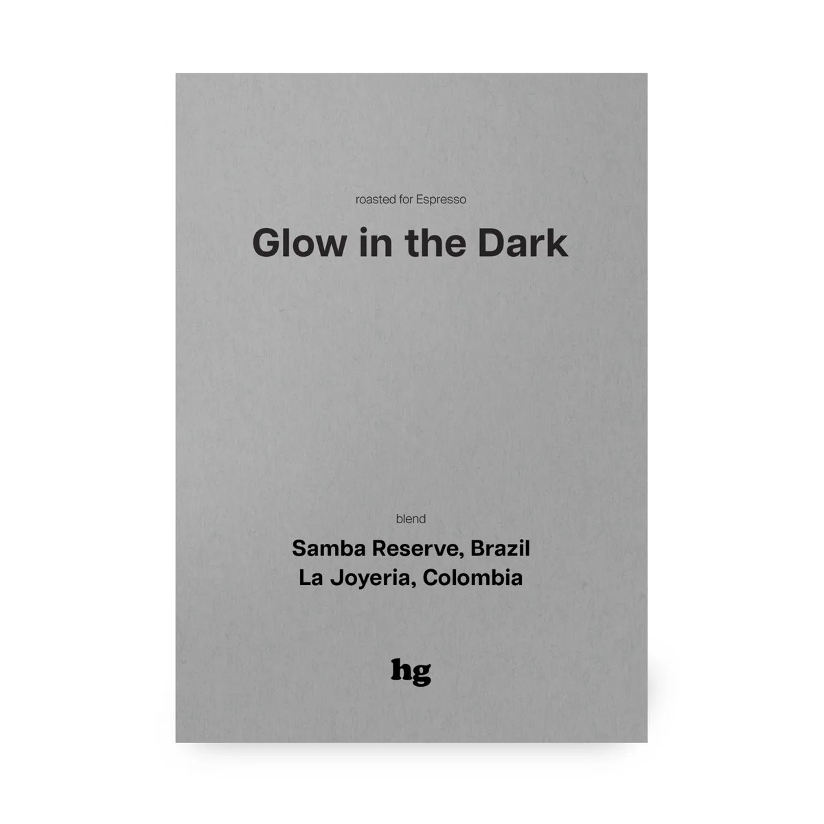 glow in the dark (drip bag) - colombia + brazil coffee by homeground coffee roasters