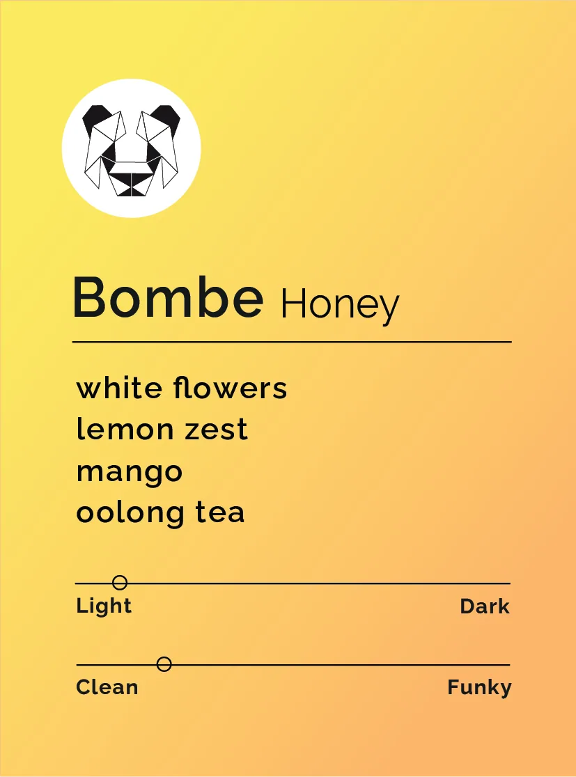 bombe - honey - ethiopia coffee by black & white coffee roasters