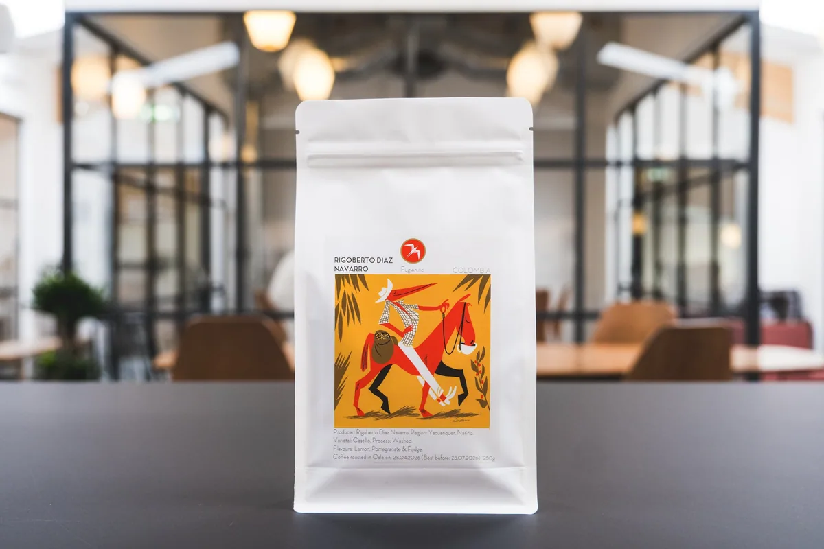 rigoberto diaz navarro / washed / colombia / 250g coffee by fuglen coffee roasters