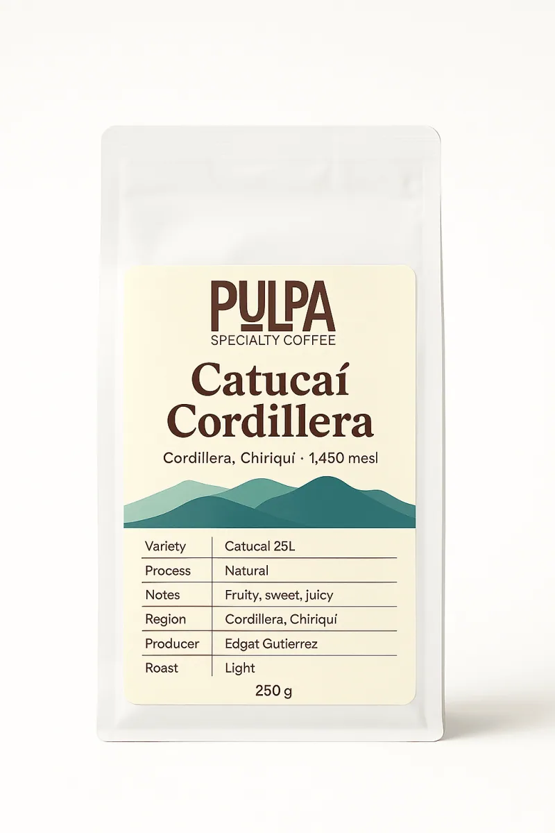 catucai 2sl natural cordillera - panama coffee by pulpa specialty coffee - roastery & coffee lab
