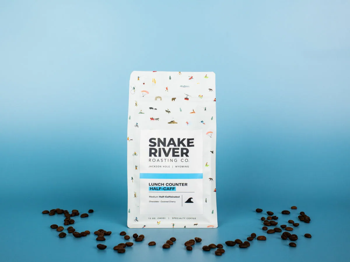 lunch counter (half-caff) coffee by snake river roasting company
