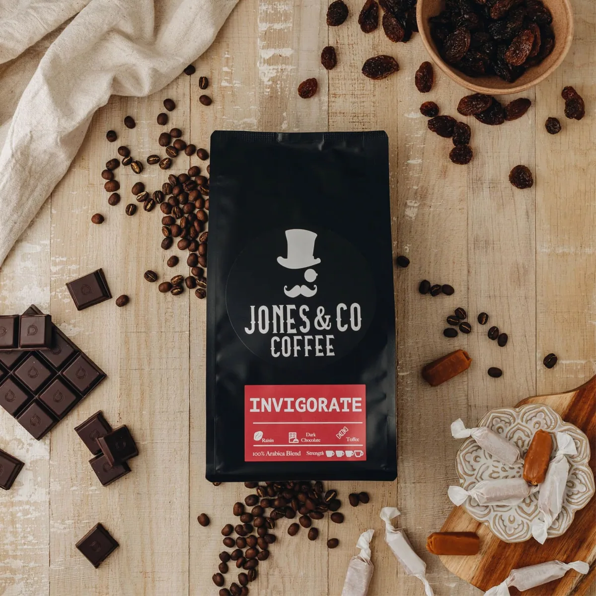 invigorate blend coffee by jones & co coffee roasters