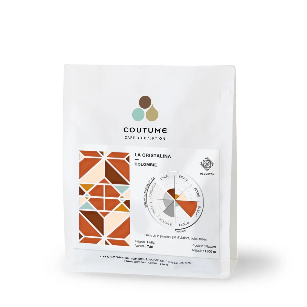 café colombie la cristalina 250g coffee by coutume centre commercial parly 2 | torréfacteur | coffee shop | brunch