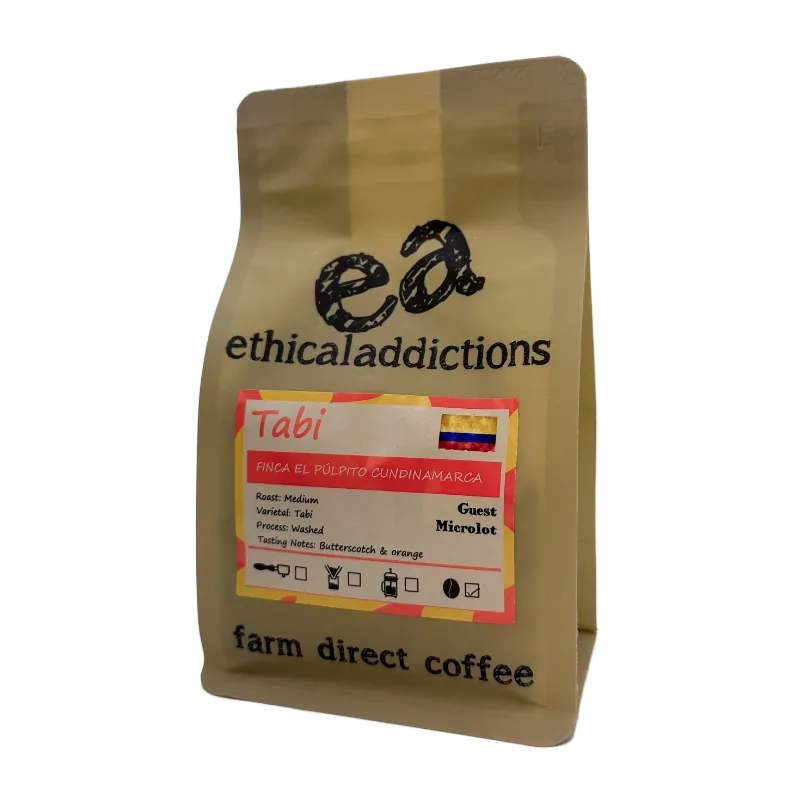tabi – colombia microlot coffee by ethical addictions coffee roasters