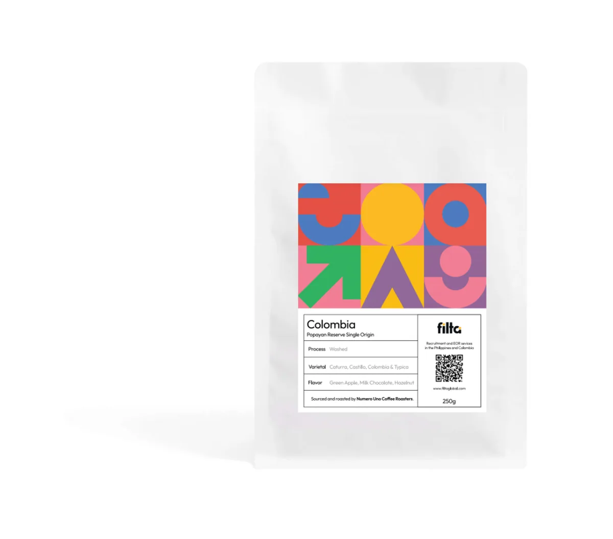 filta - colombia single origin coffee by numero uno coffee roasters