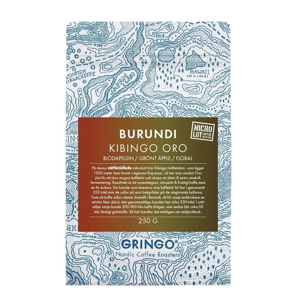 burundi kibingo oro coffee by gringo nordic coffee roasters