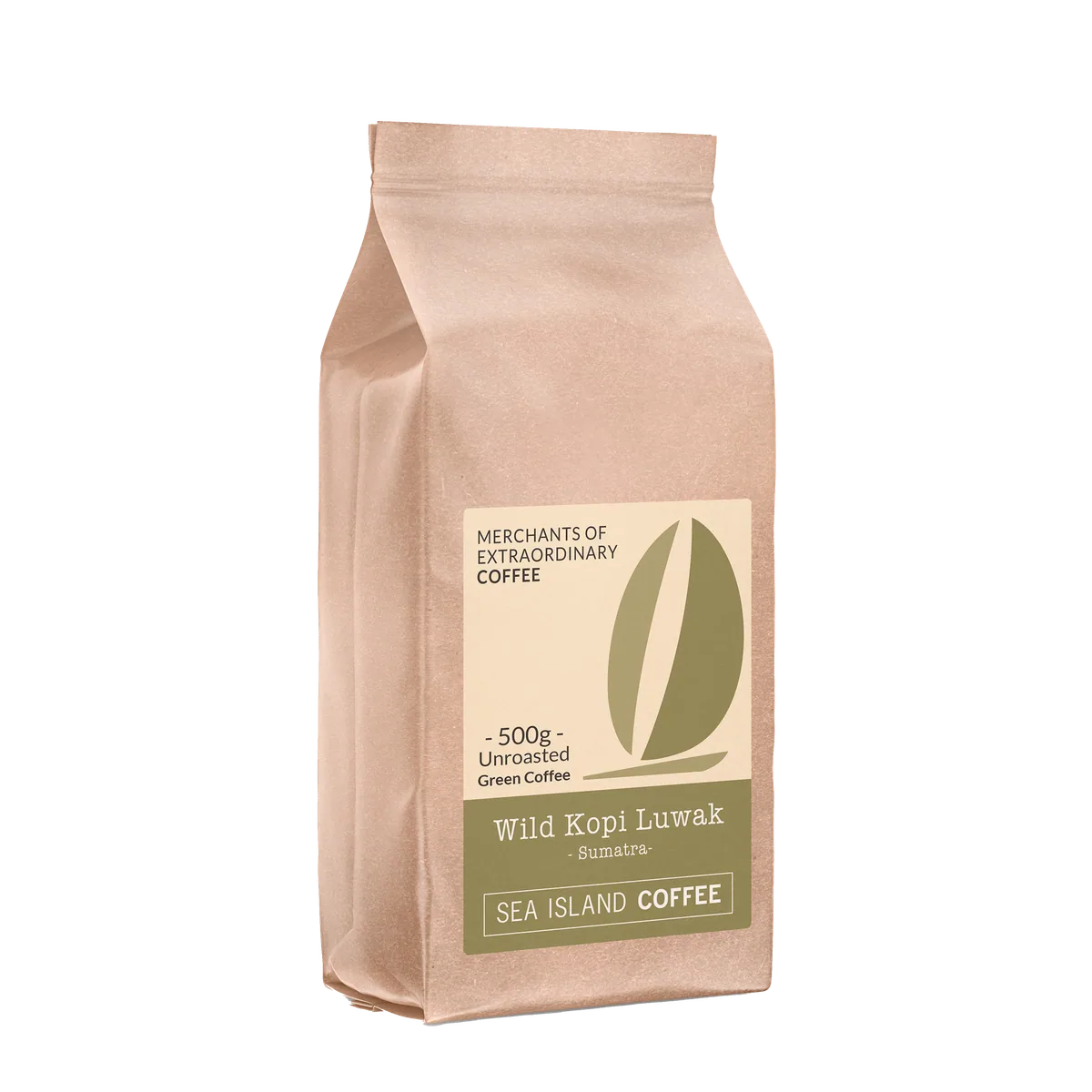 green wild kopi luwak, northern sumatra - indonesia coffee by sea island coffee