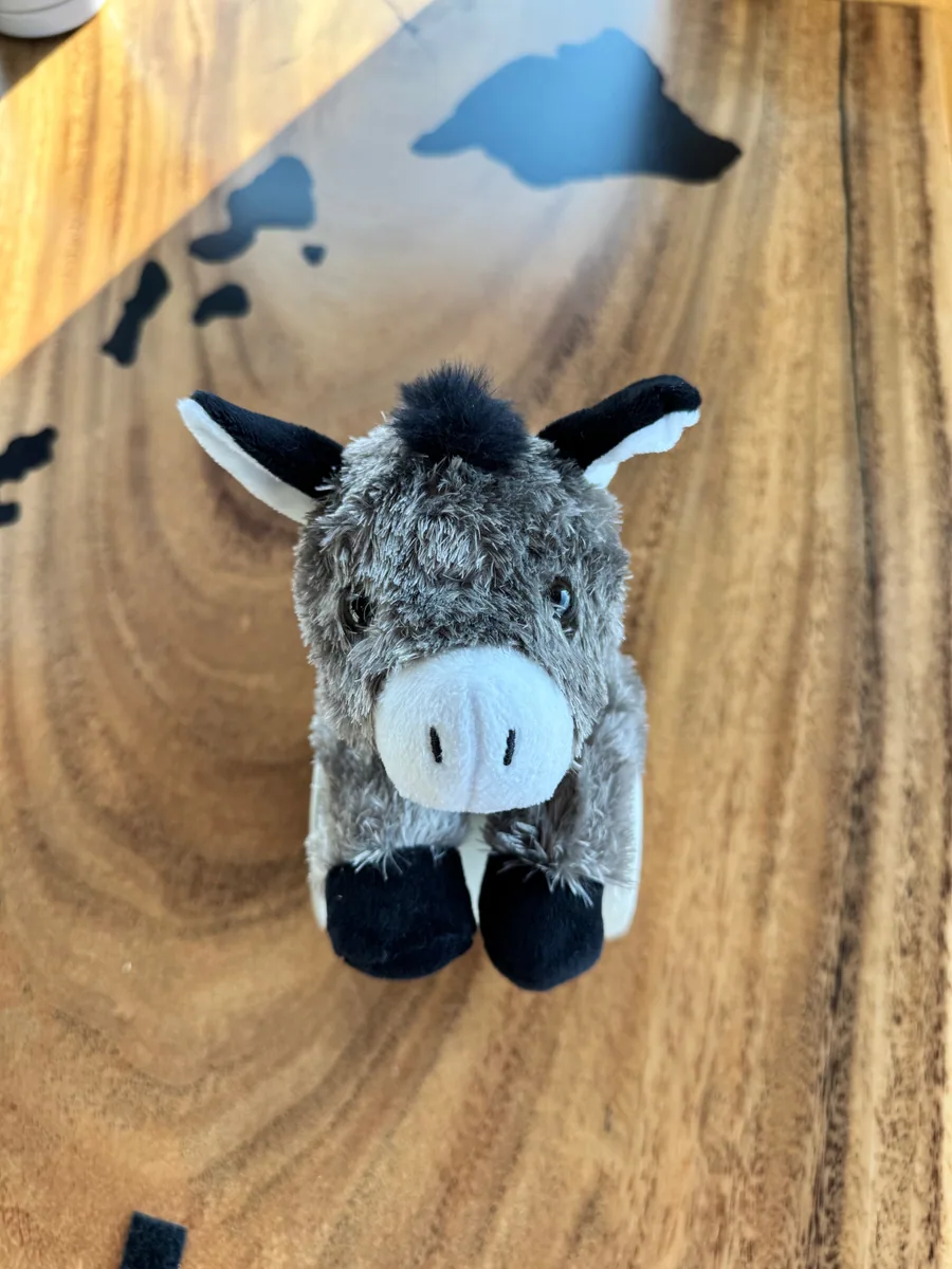donkey stuffie coffee by kona mountain coffee