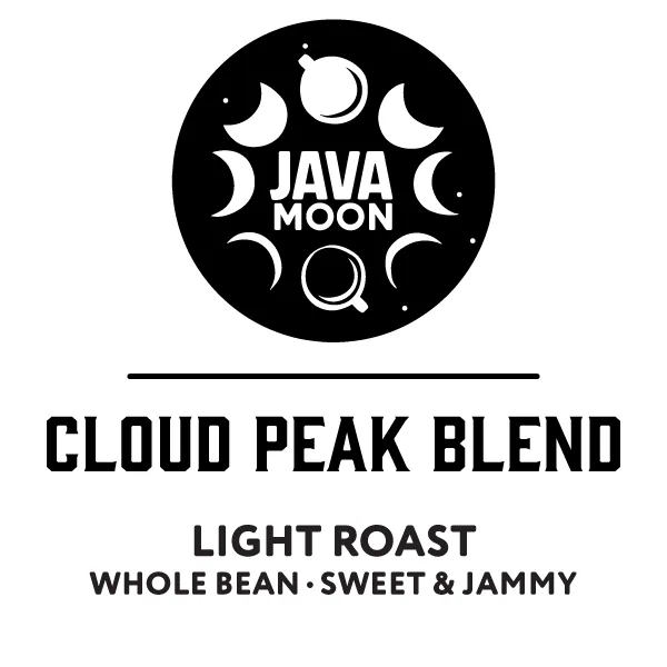 java moon cloud peak light coffee by h&s coffee roasters