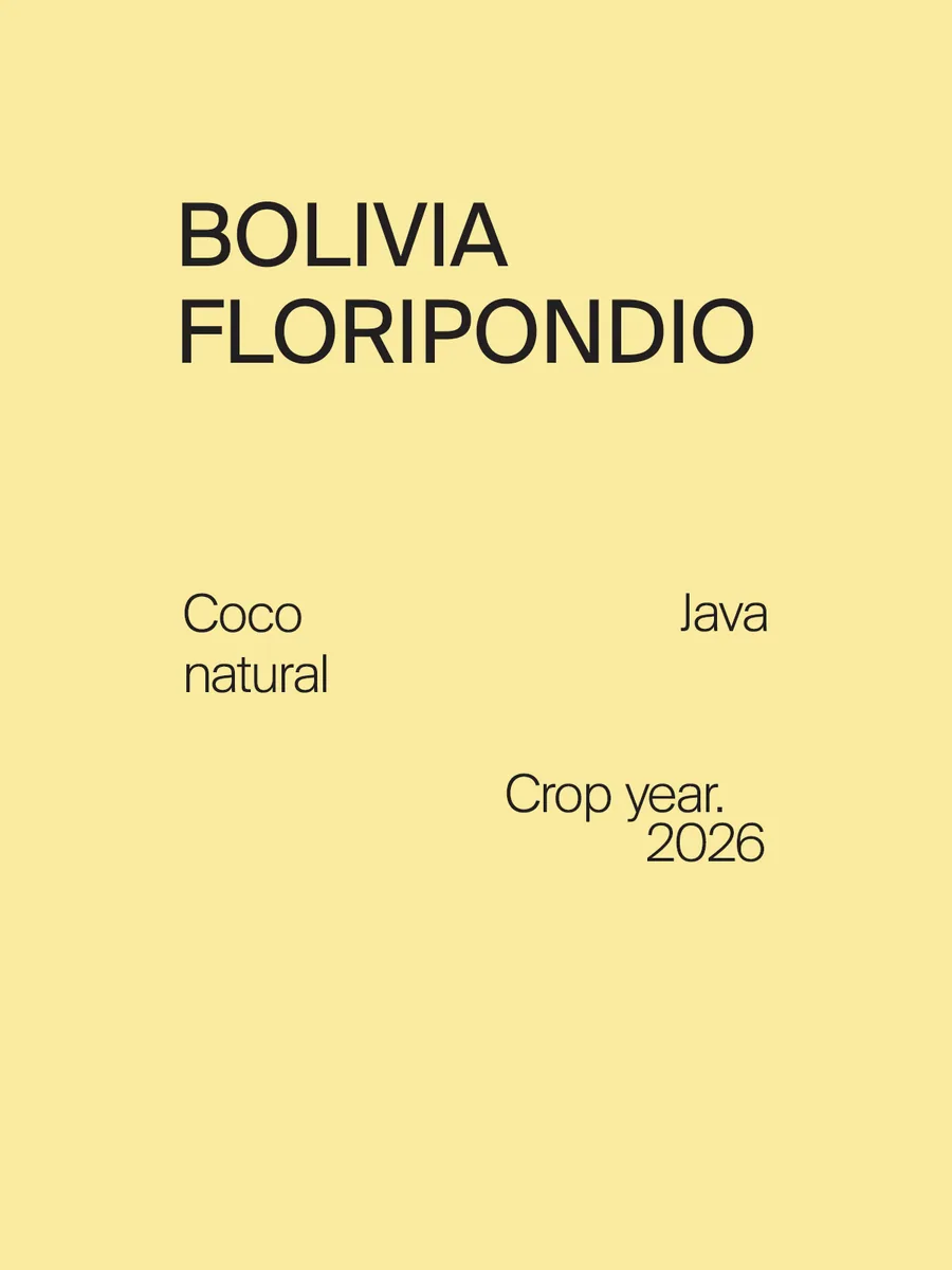 bolivia floripondio java coco natural - bolivia + indonesia coffee by one half