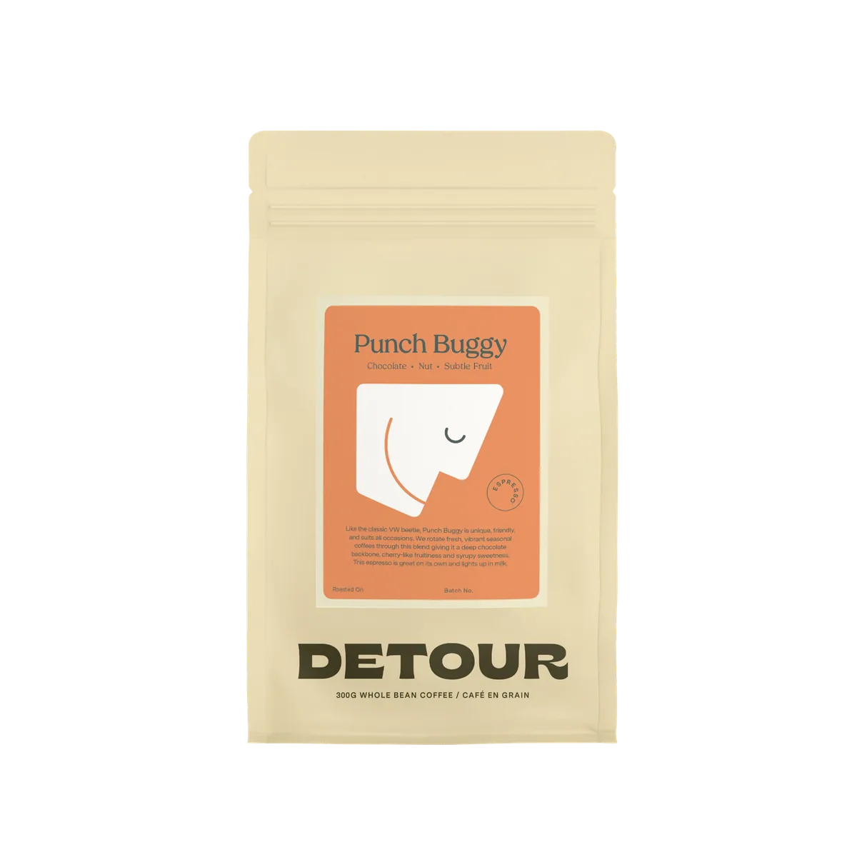 punch buggy espresso - brazil coffee by detour coffee roasters