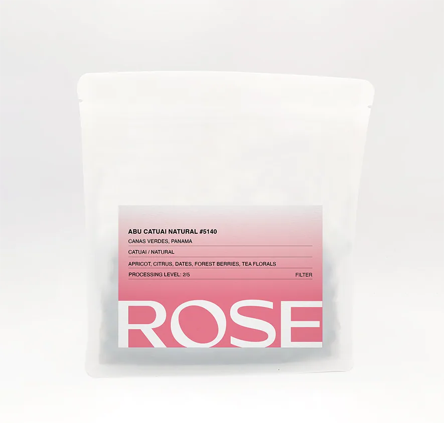 abu catuai natural #5140 - panama coffee by rose