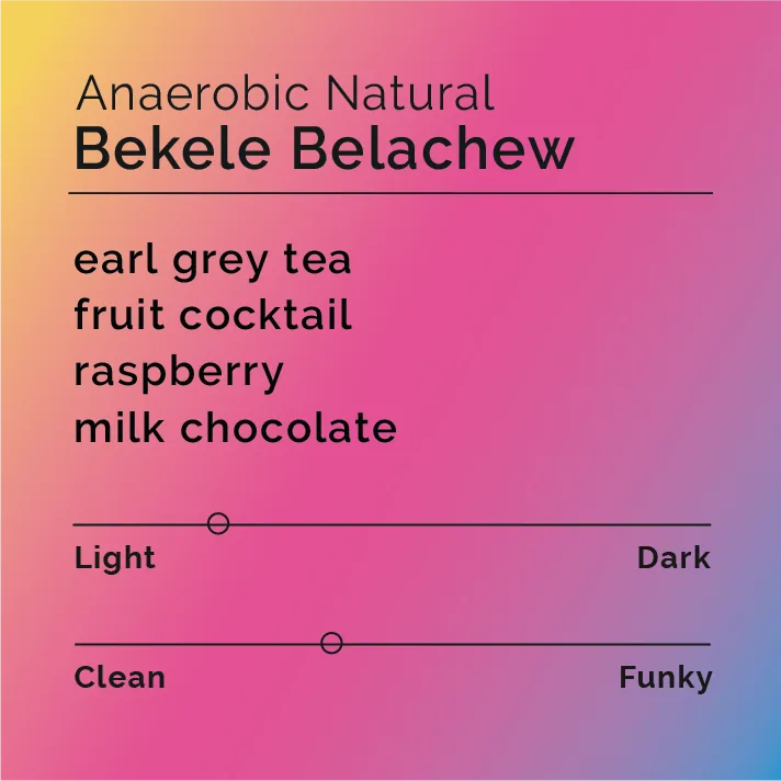 bekele belachew - anaerobic natural coffee by black & white coffee roasters