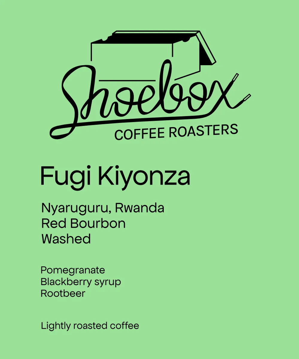 rwanda fugi kiyonza washed - rwanda coffee by shoebox coffee