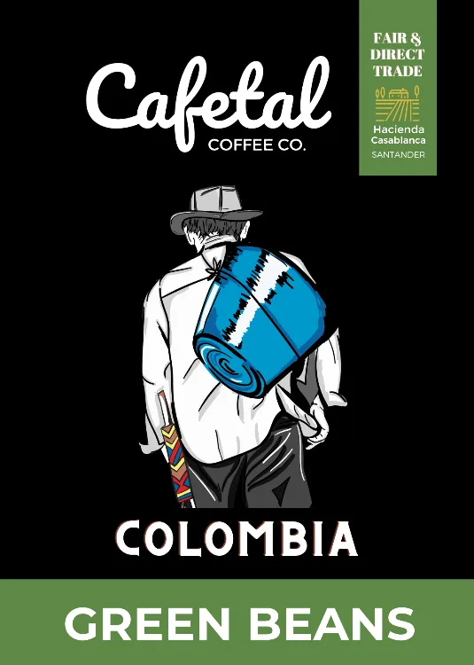 green beans 1 kg - castillo fermented coffee by cafetal coffee co.