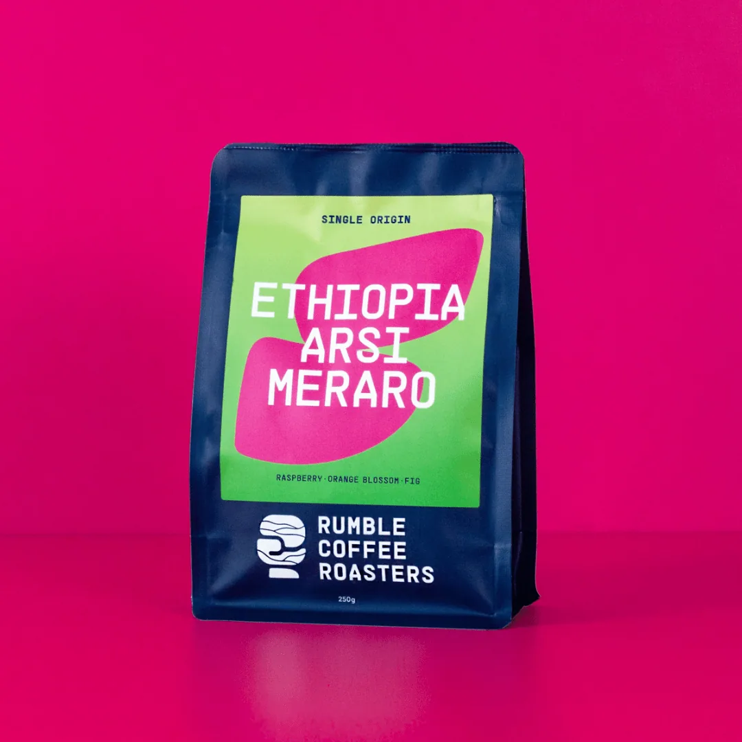 ethiopia arsi meraro espresso coffee by rumble coffee roasters - macaulay road espresso bar