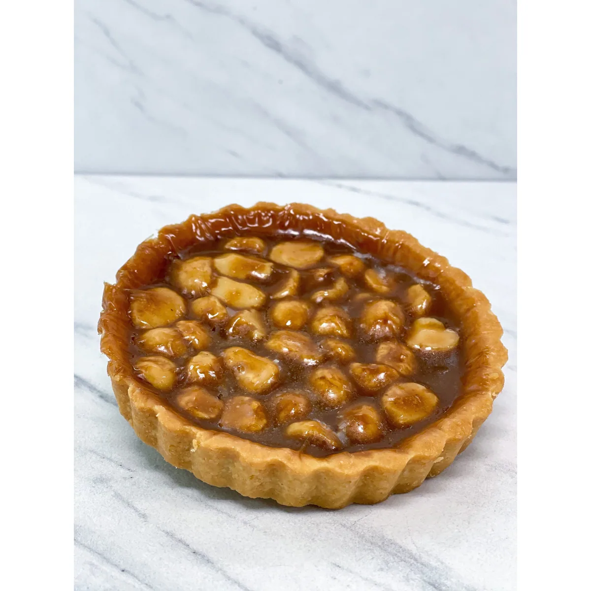 honey caramel macadamia nut tart coffee by kona mountain coffee