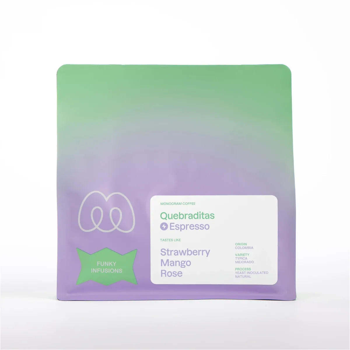 quebraditas mejorado espresso - colombia coffee by monogram coffee