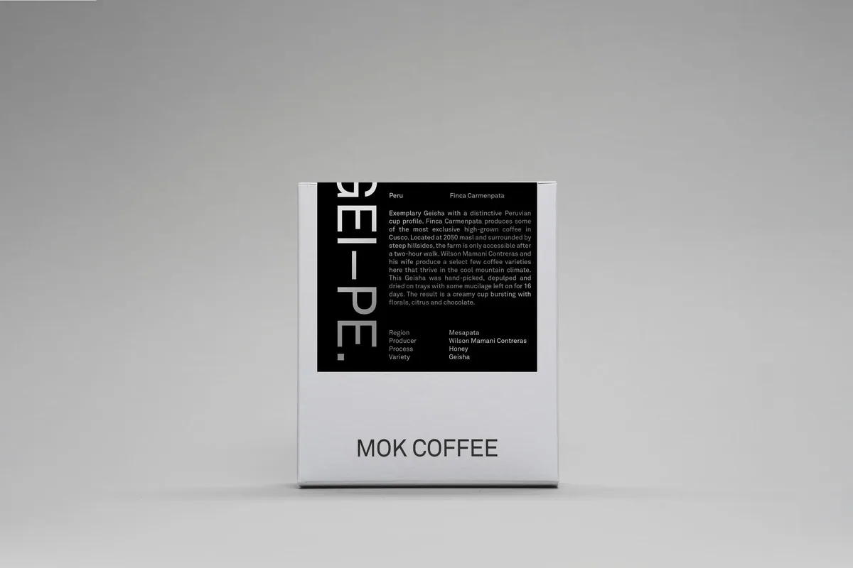 peru, finca carmenpata, honey, geisha - peru coffee by mok