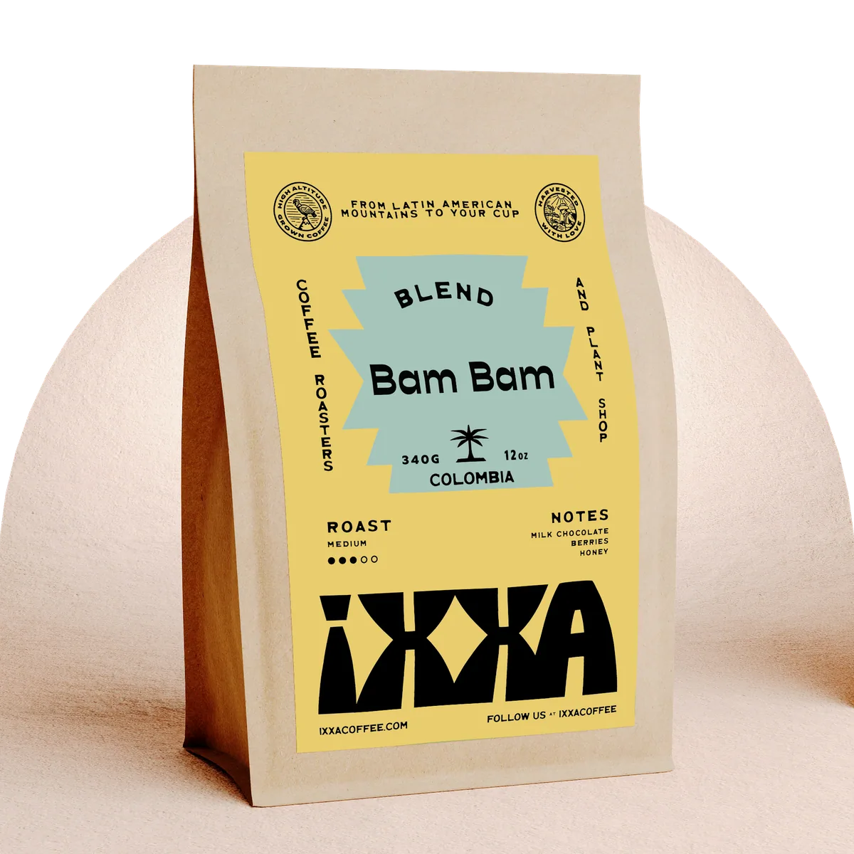 colombian bam bam coffee by ixxa coffee roasters & plant shop