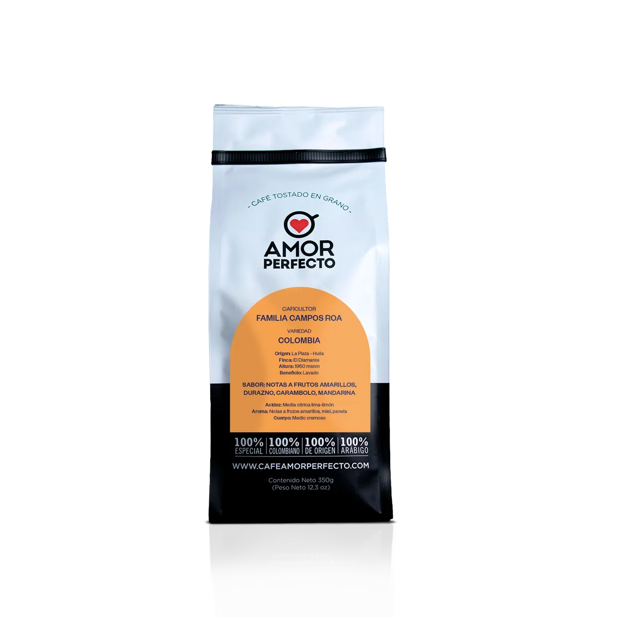 café campos roa colombia lavado 350 gr - colombia coffee by amor perfecto