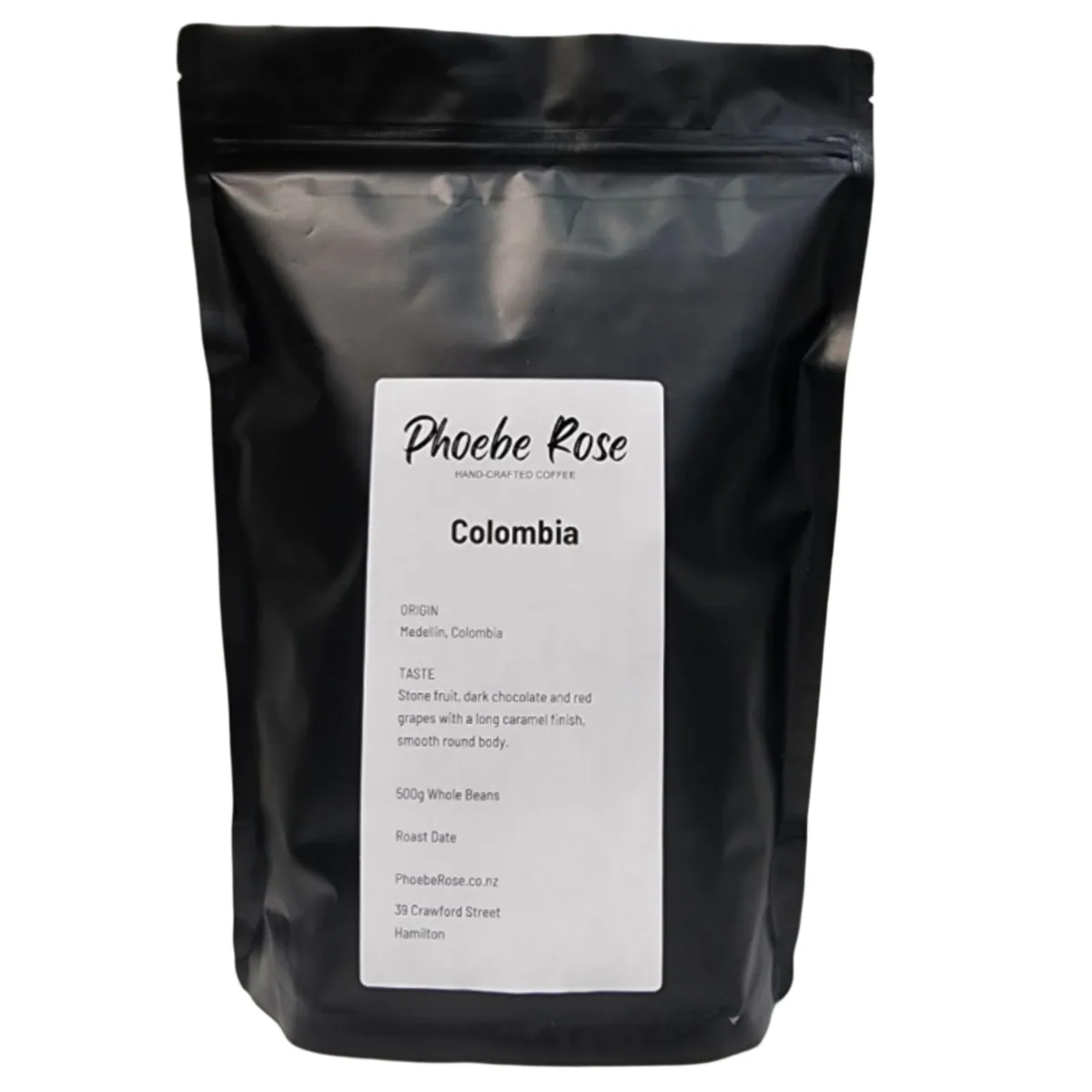 colombia single origin coffee by phoebe rose coffee roaster