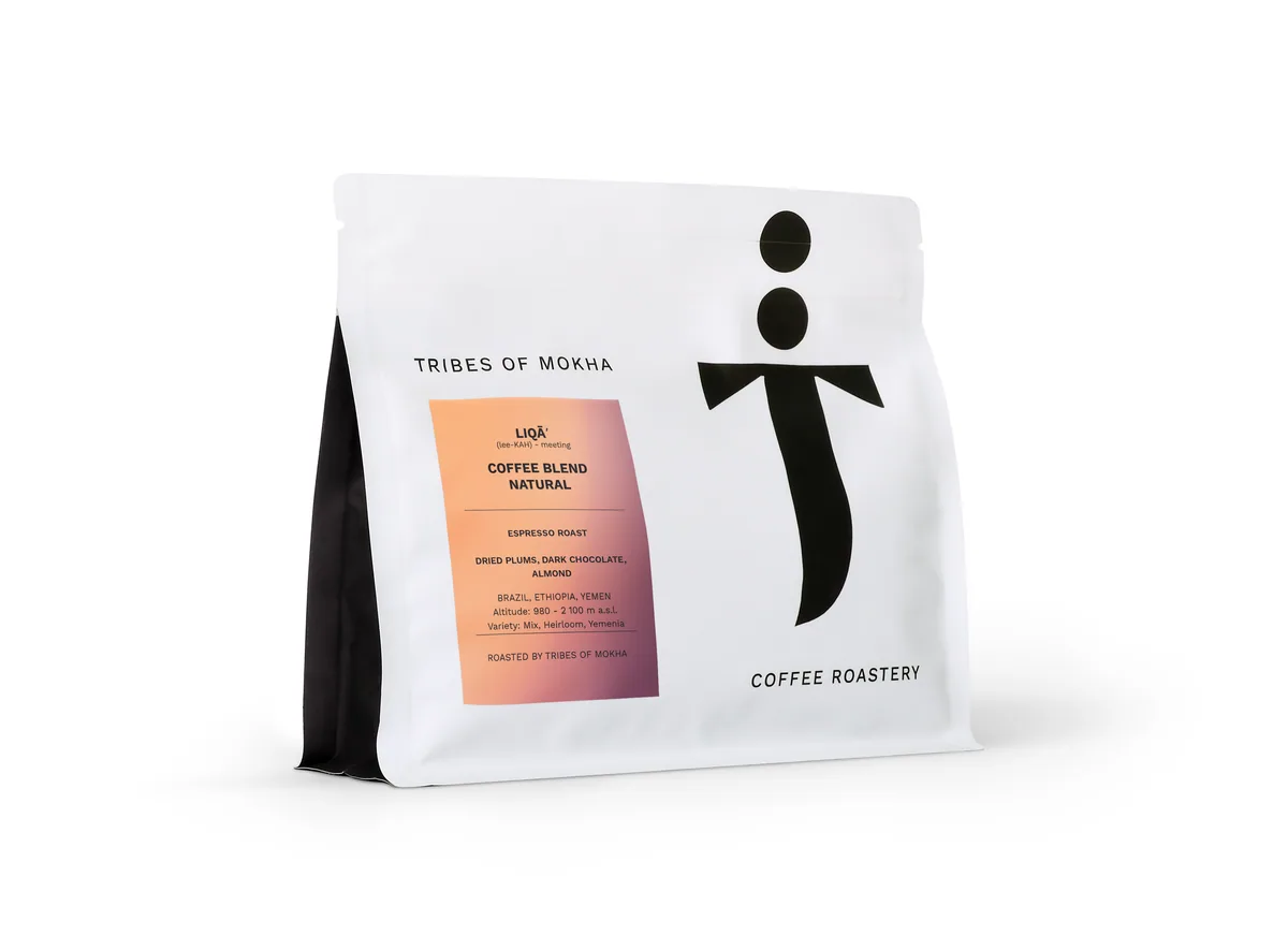 liqā' coffee blend — ethiopia + brazil + yemen coffee from tribes of mokha