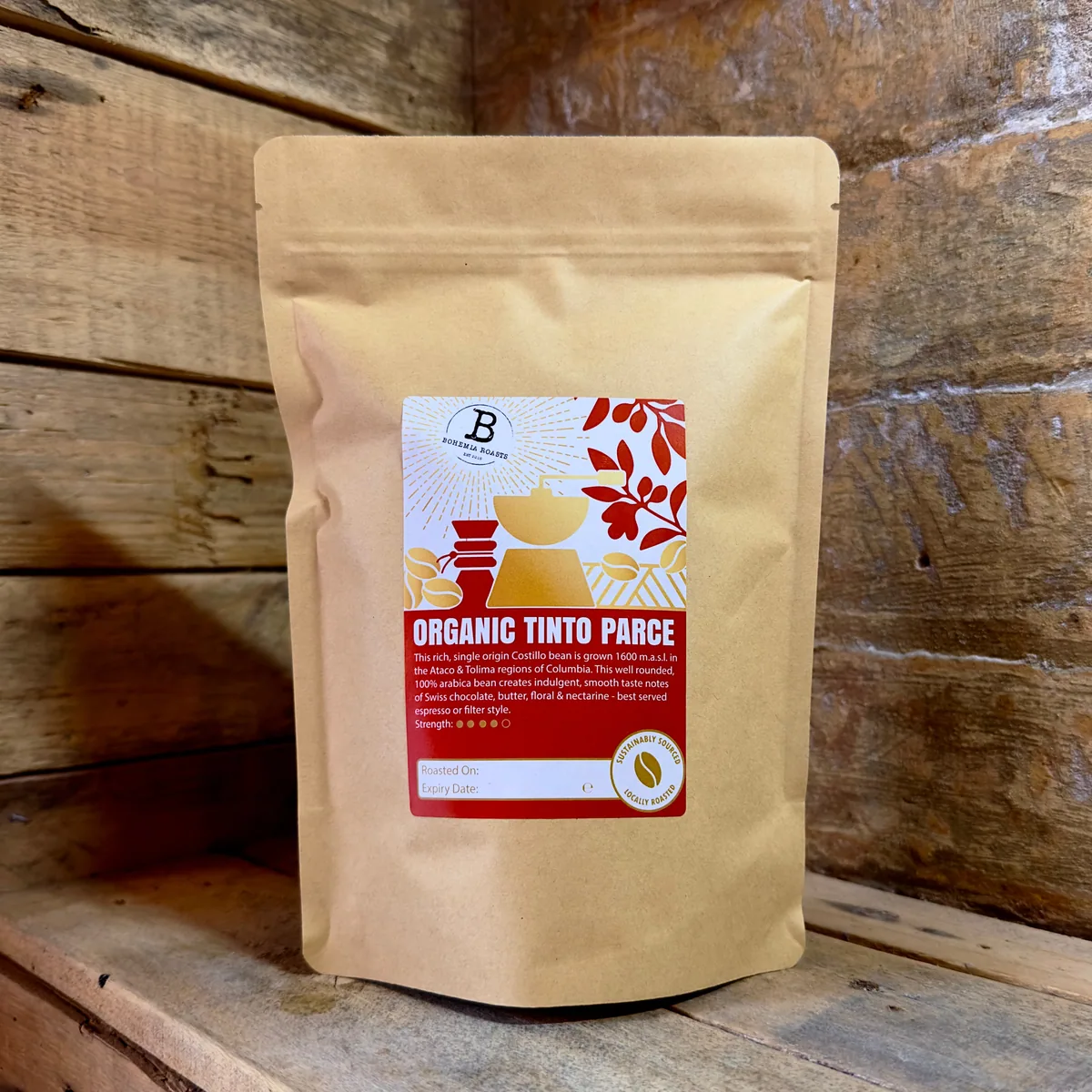 organic tinto parce coffee by bohemia roasts