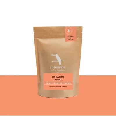 el latino blend coffee by colombia coffee roasters