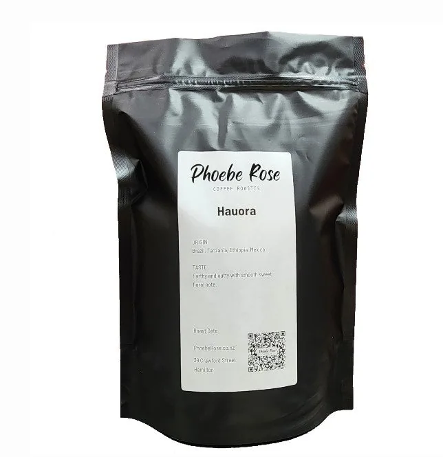 hauora blend coffee by phoebe rose coffee roaster