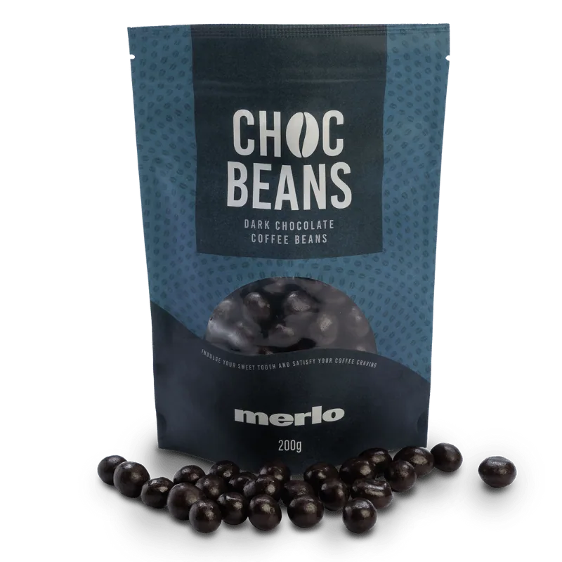 choc beans - dark chocolate - kenya coffee by merlo coffee cafe | eagle farm