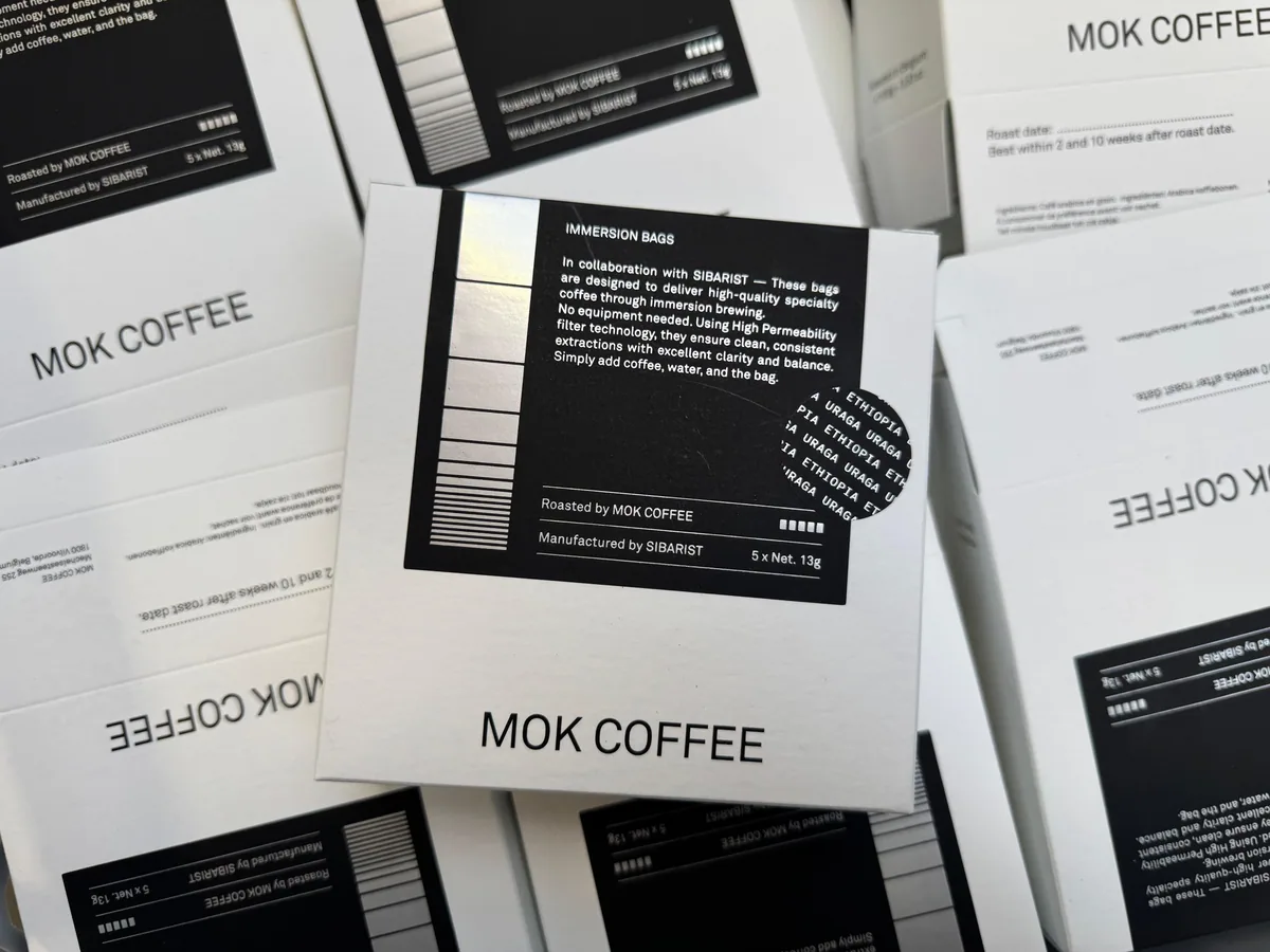 immersion coffee bags ( mok coffee x sibarist ) - ethiopia + guatemala coffee by mok