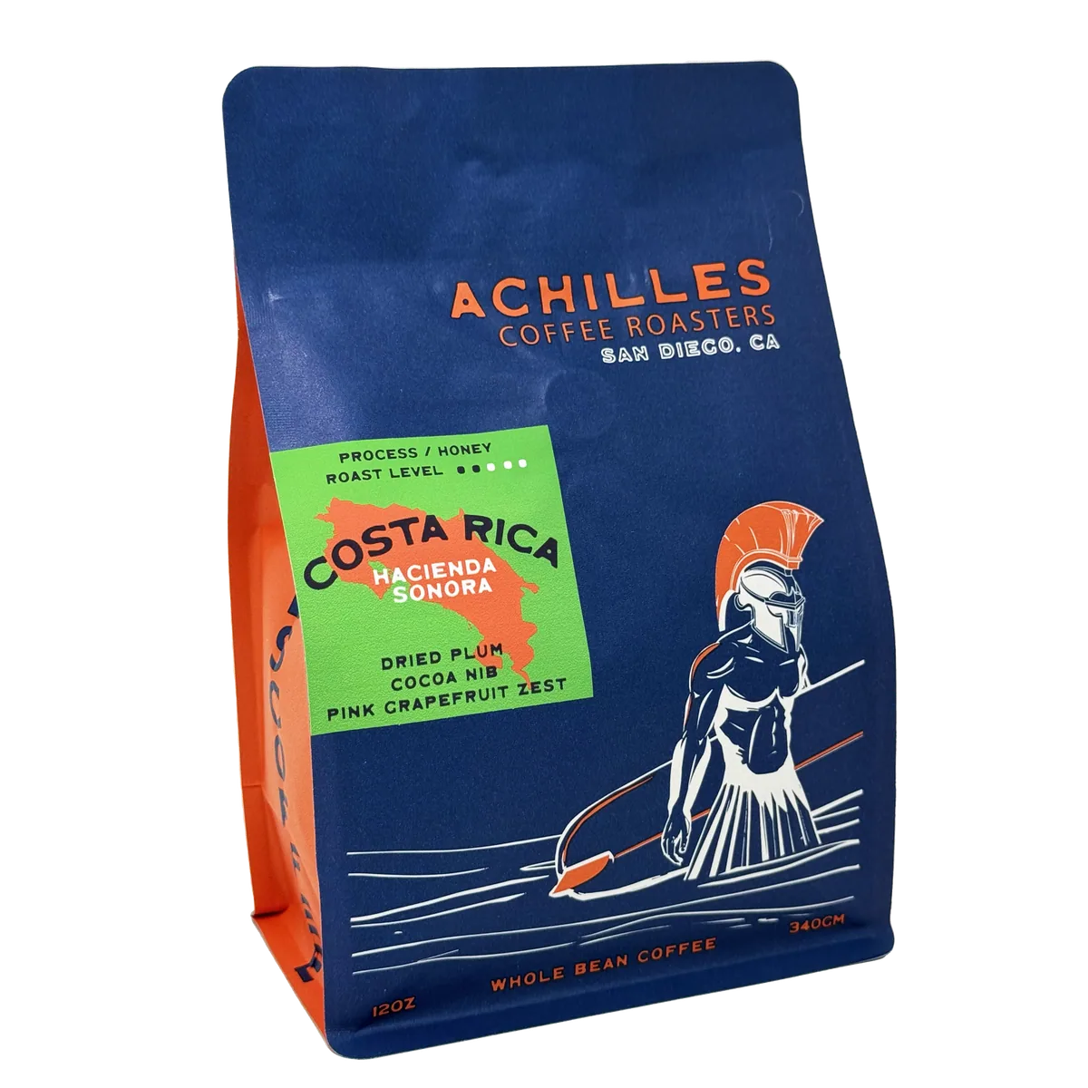 costa rica hacienda sonora natural single origin coffee coffee by achilles coffee solana beach