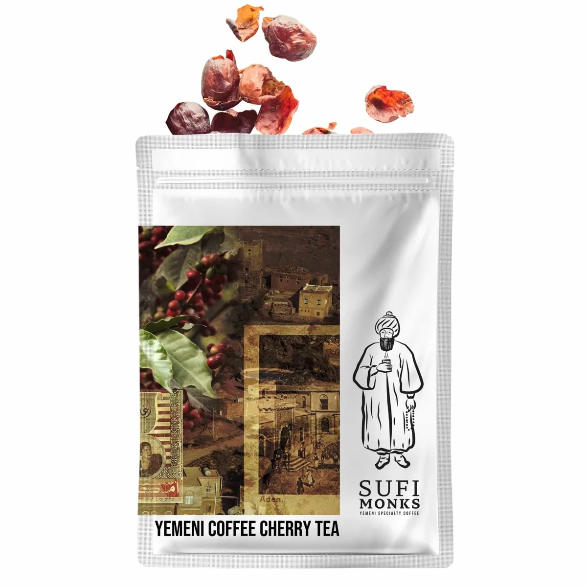 yemeni qisher cascara - yemen coffee by sufi monks
