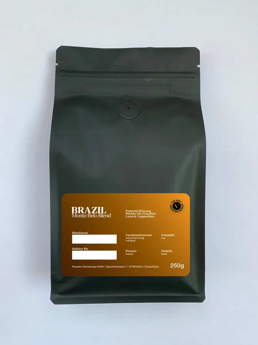 brazil fazenda monte belo blend coffee by the visit coffee roastery