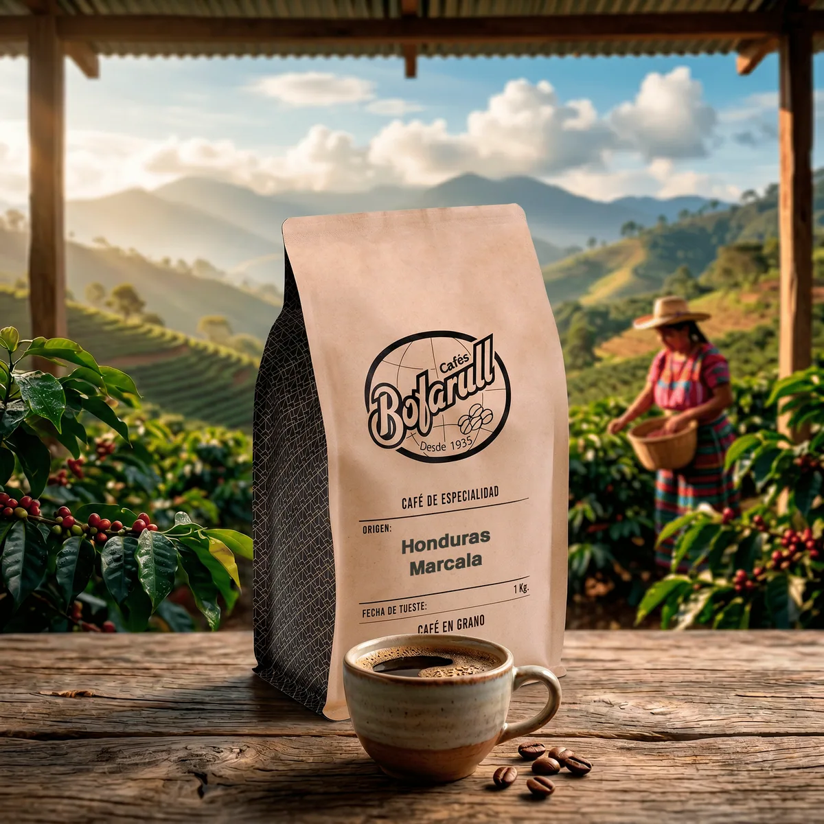 café honduras marcala 1kg. coffee by cafès bofarull - café de especialidad