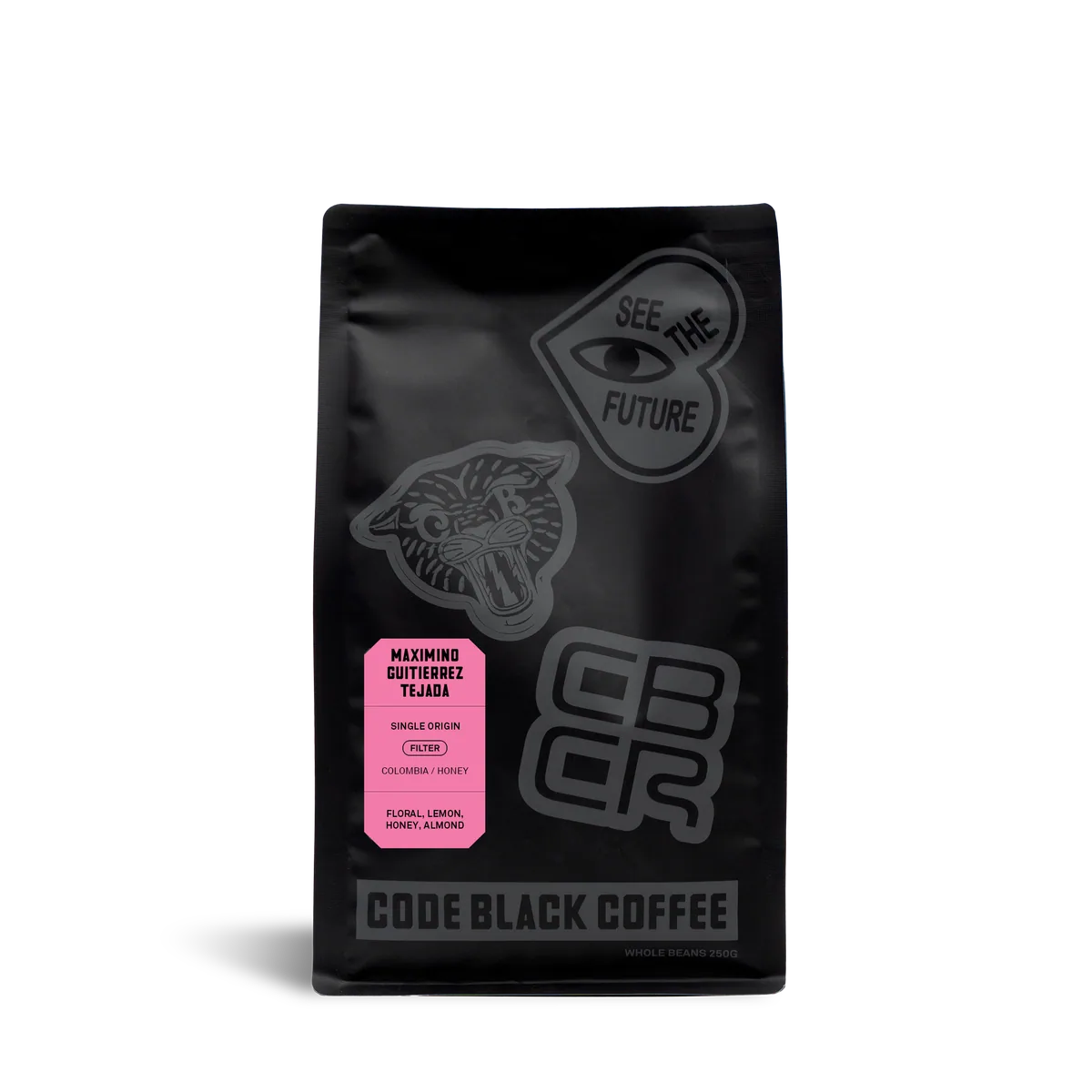 colombia maximino guitierrez tejada gesha washed filter - single origin - colombia coffee by code black