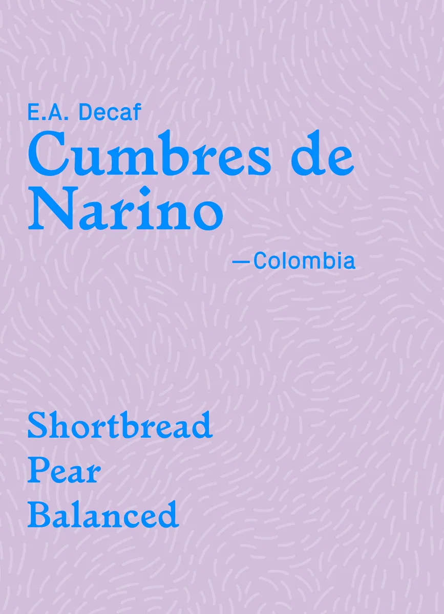 decaf cumbres de narino coffee by little wolf coffee