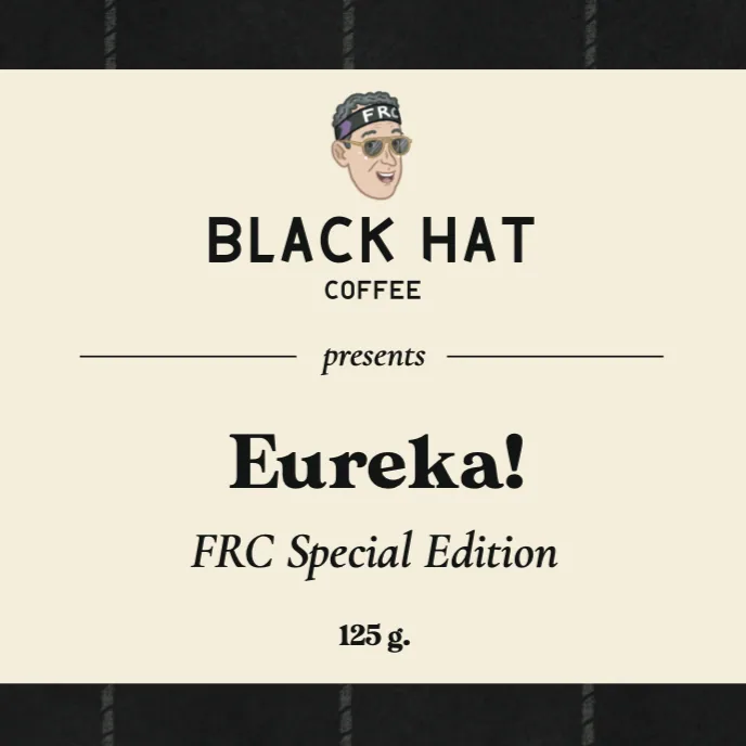 frc eureka! - founders running club special edition, omniroast - guatemala coffee by black hat coffee - specialty espresso bar
