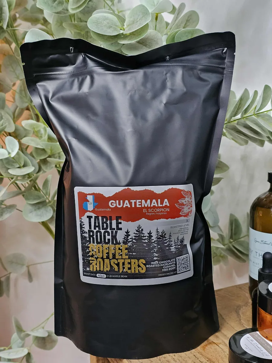 guatemala el scorpion | dark roast coffee 2lb bag coffee by table rock coffee roasters