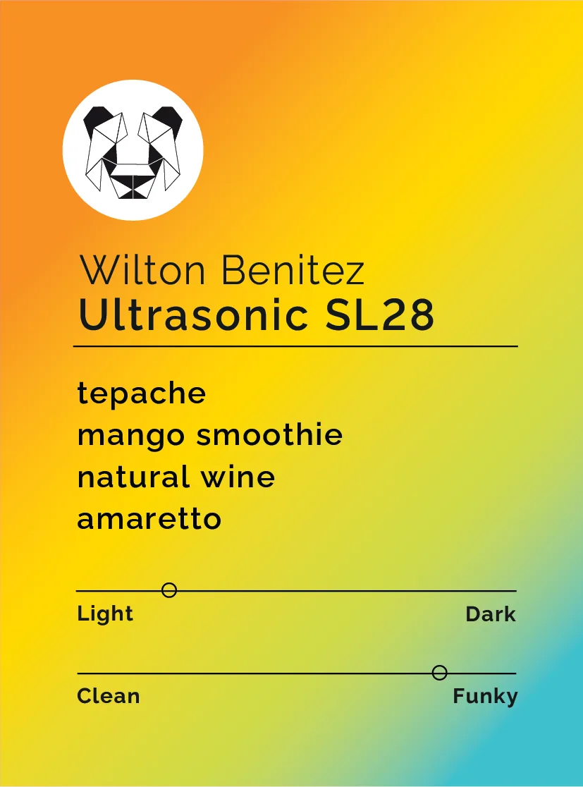 wilton benitez - ultrasonic sl28 - colombia coffee by black & white coffee roasters